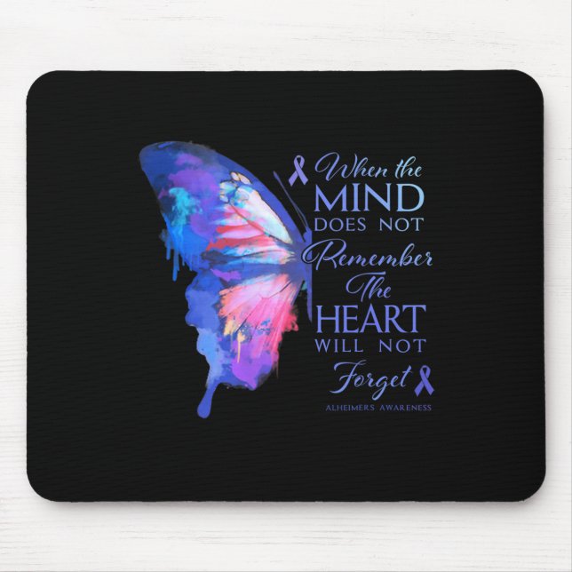 Heimerheimers Awareness Butterfly  Mouse Pad (Front)