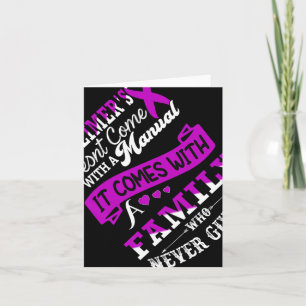 Heimerheimer's Awareness Family Support Heimerheim Card