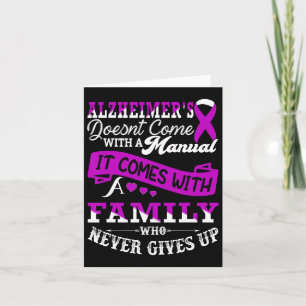 Heimerheimer's Awareness Family Support Heimerheim Card