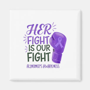 Heimerheimer's Awareness Her Fight Is Our Fight Bo Magnet