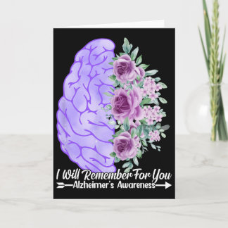 Heimerheimer's Awareness I Will Remember For You B Card