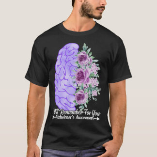 Heimerheimer's Awareness I Will Remember For You B T-Shirt