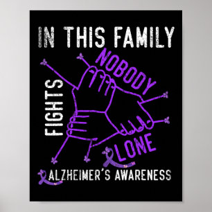 Heimerheimer's Awareness In This Family Nobody Fig Poster
