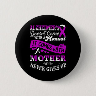 Heimerheimer's Awareness Mother Support Heimerheim 6 Cm Round Badge