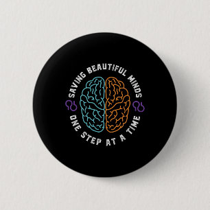 Heimerheimer's Awareness Support Month Memories Pr 6 Cm Round Badge