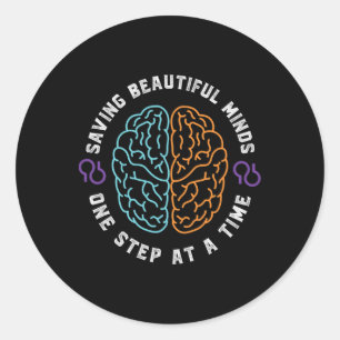 Heimerheimer's Awareness Support Month Memories Pr Classic Round Sticker
