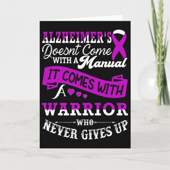 Heimerheimer's Awareness Warrior Support Heimerhei Card (Front)