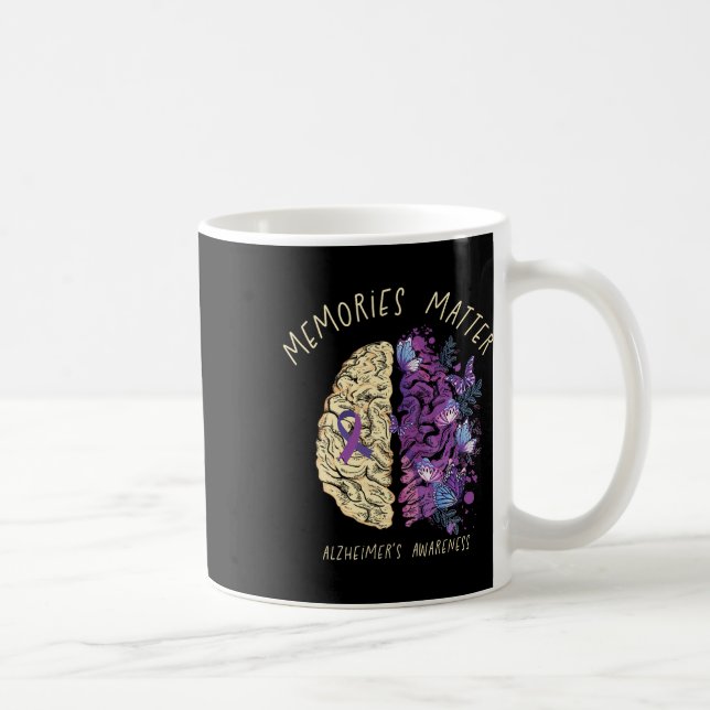 Heimerheimer's Dementia Awareness Support Brain Me Coffee Mug (Right)