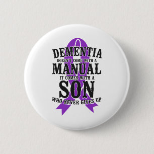 Heimerheimer's Dementia Awareness Support Dad Mum 6 Cm Round Badge
