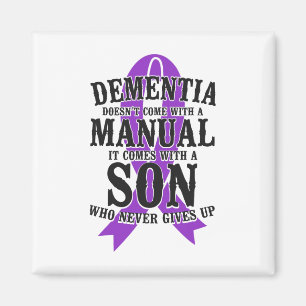 Heimerheimer's Dementia Awareness Support Dad Mum Magnet