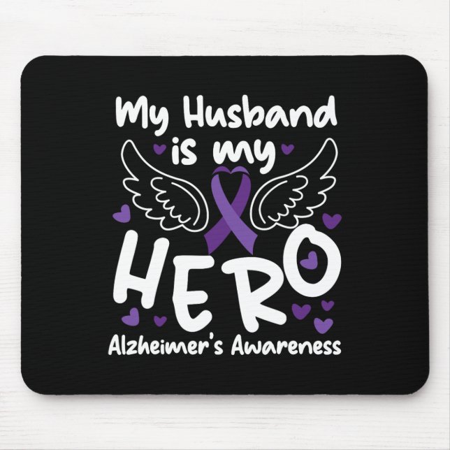 Heimerheimer's Dementia Awareness Support Husnd My Mouse Pad (Front)