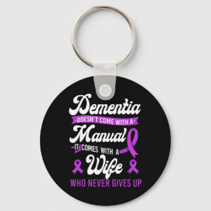 Heimerheimer's Dementia Awareness Support Wife Dem Key Ring