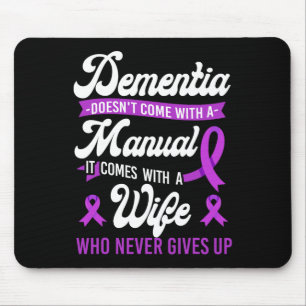 Heimerheimer's Dementia Awareness Support Wife Dem Mouse Pad