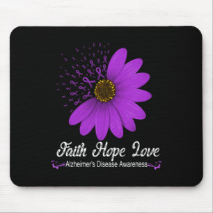 Heimerheimer's Disease Awareness Faith Hope Love P Mouse Pad