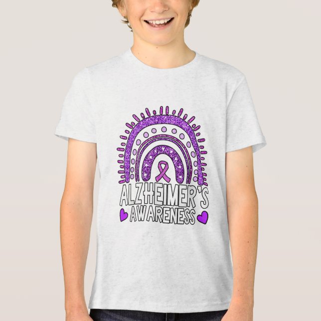 Heimers Awareness _4  Tri-Blend Shirt (Front)