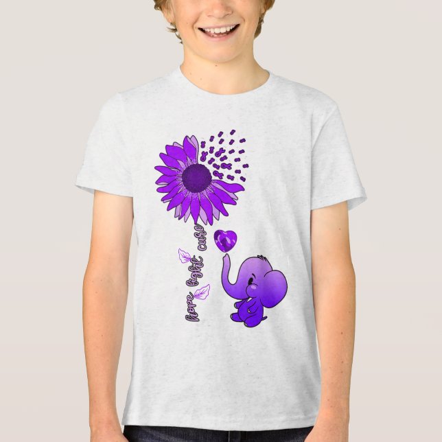 Heimers Awareness _5  Tri-Blend Shirt (Front)