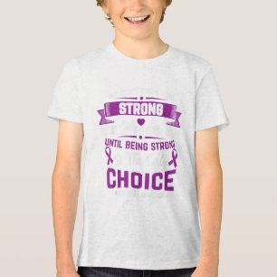 Heimers Awareness Butterfly Purple Ribbon Heimers Tri-Blend Shirt