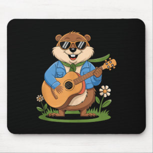 Heimers Awareness Dementia Purple Ribbon Hearts Mouse Pad