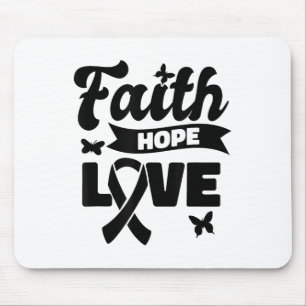 Heimers Awareness - Faith Hope Love Sunflower Heim Mouse Pad