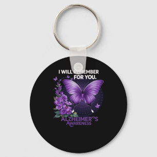 Heimer's Awareness I Will Remember For You Sticker Key Ring