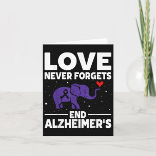Heimers Awareness Love Never Forgets End Heimers _ Card