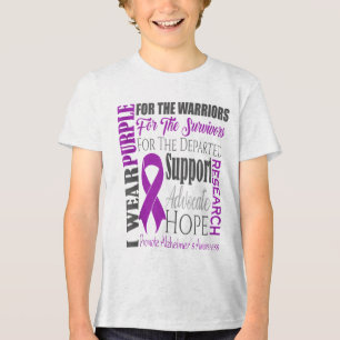 Heimers Awareness Shirt Purple For A Fighter Warri