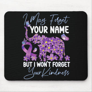 Heimers Dementia Awareness Support Elephant May Mouse Pad