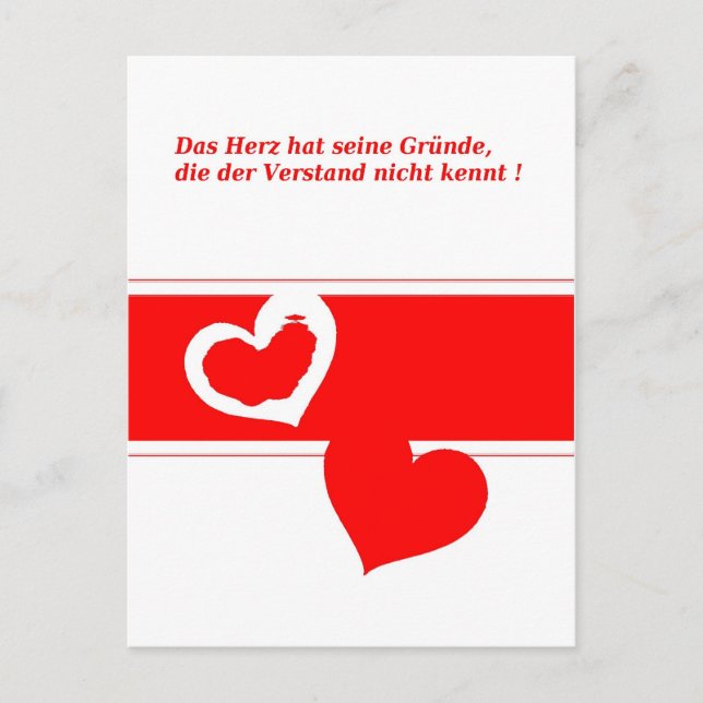 Heimliche Liebe Postcard (Front)