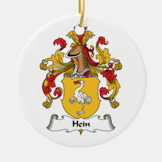 Hein Family Crest Ceramic Tree Decoration