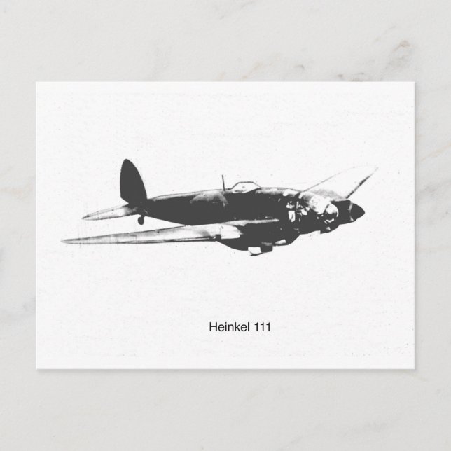Heinkel HE111 Postcard (Front)