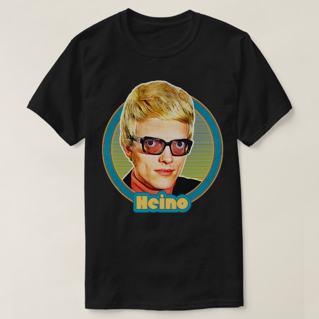 Heino Vintage Look Fan Design 1 T-Shirt (Design Front)