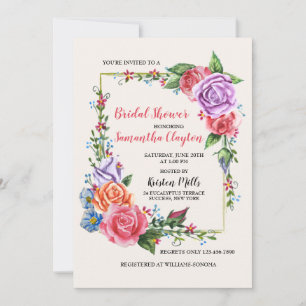 Heirloom Flowers Invitation