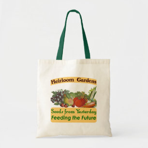 Heirloom Gardens Green Saying Tote Bag