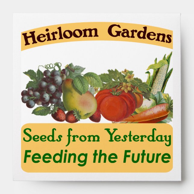 Heirloom Gardens Seed Saver Envelope (Front)