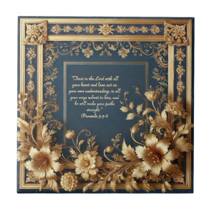 - Heirloom Grace Bible Verse Ceramic Tile