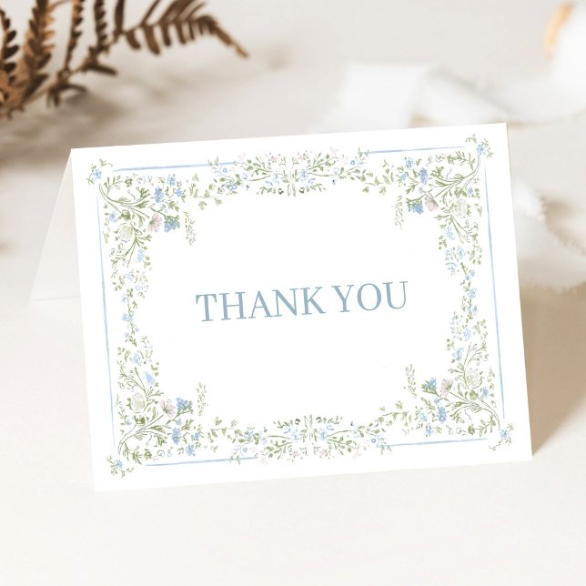Heirloom Hydrangea Bridal Shower Thank You cards (Creator Uploaded)