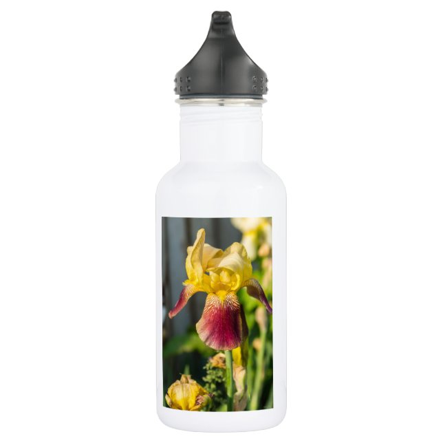 Heirloom Iris Stainless Steel Water Bottle (Right)