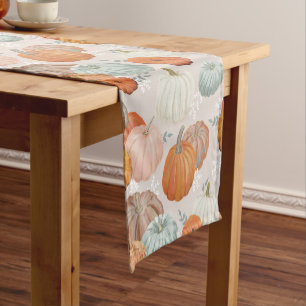 Heirloom Pumpkins Short Table Runner