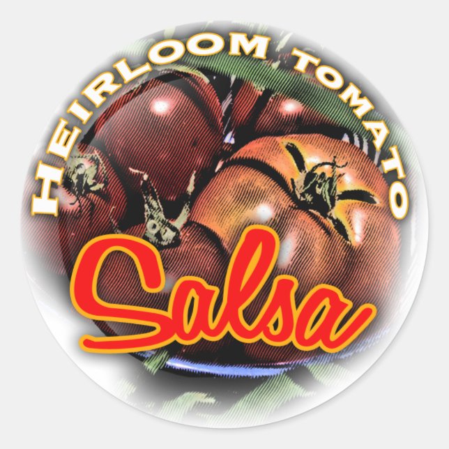 Heirloom Salsa Classic Round Sticker (Front)