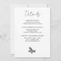 Heirloom Southern Oak Wedding Invitation