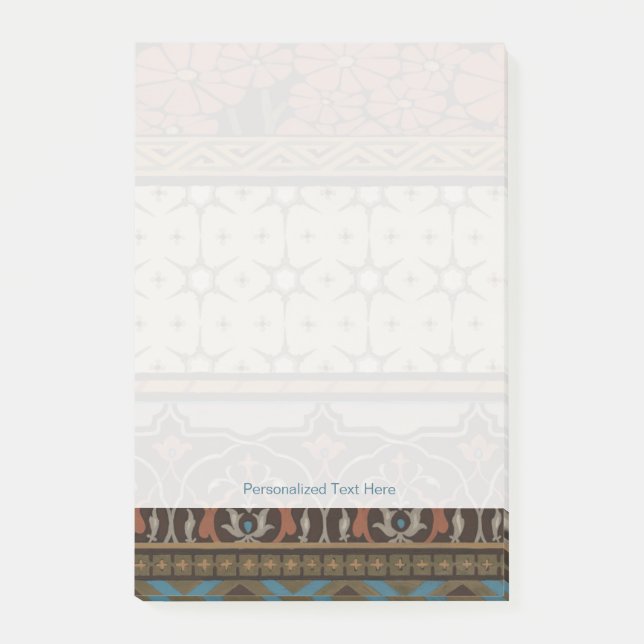 Heirloom Textile with Decorative Patterns Post-it Notes (Front)