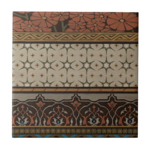 Heirloom Textile with Decorative Patterns Tile