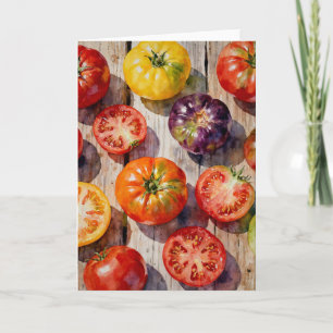 Heirloom Tomatoes Card