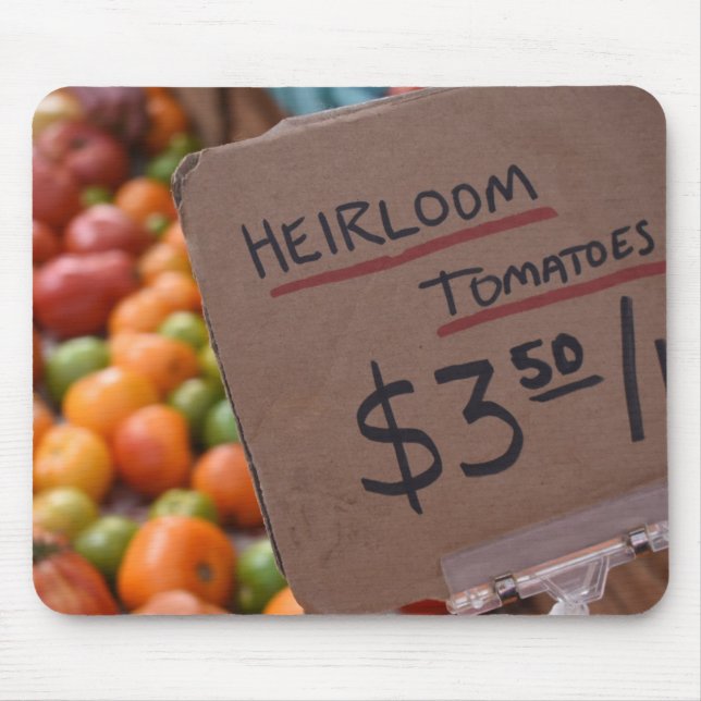 Heirloom Tomatoes Greenmarket Farmer's Market NYC Mouse Pad (Front)