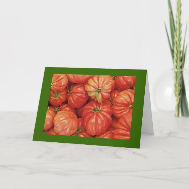 Heirloom Tomatoes in Manhattan Card (Front)