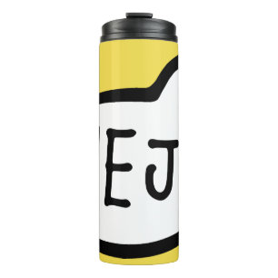 HEJ! Danish Swedish Greeting, Hi, Speech Bubble Thermal Tumbler
