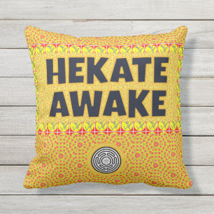 Hekate Awake Strophalos Iynx Seal Key Sigil Cushion