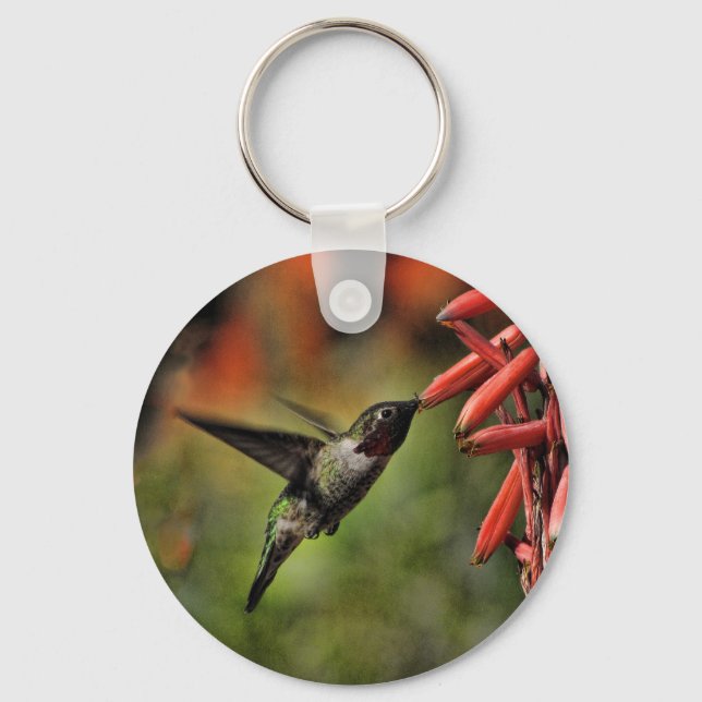 Helaine's Hummingbird 2 Key Ring (Front)