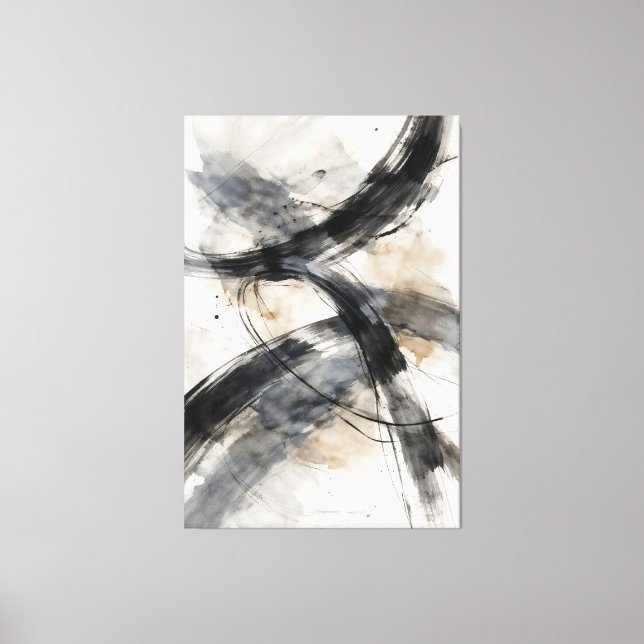 Held Between Currents Canvas Print (Front)