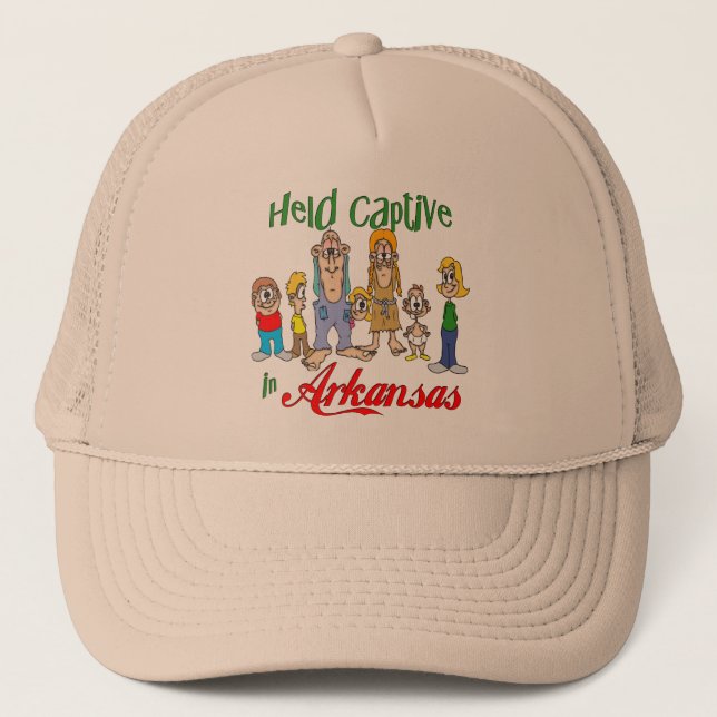 Held Captive in Arkansas Trucker Hat (Front)